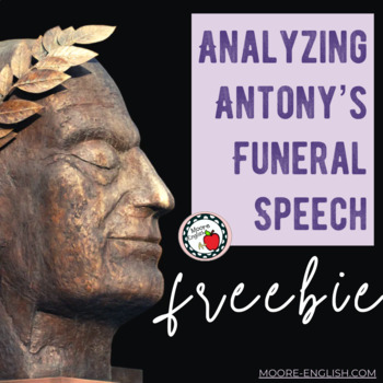 rhetorical analysis antony's funeral speech