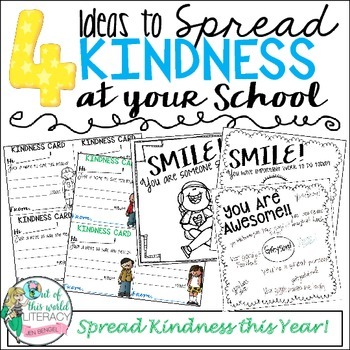 Preview of FREE Activities to Spread Kindness in Your Class This Year