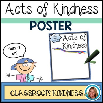 Preview of Random Acts of Kindness Printable Poster