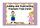 FREE Adding and Subtracting Fractions With Unlike Denomina