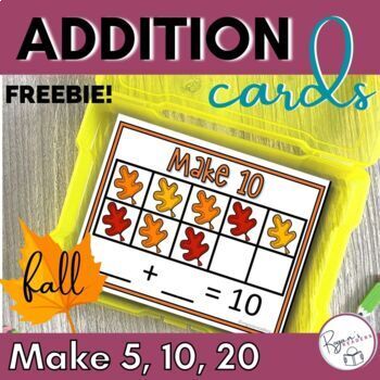 Preview of FREE Addition Task Cards 