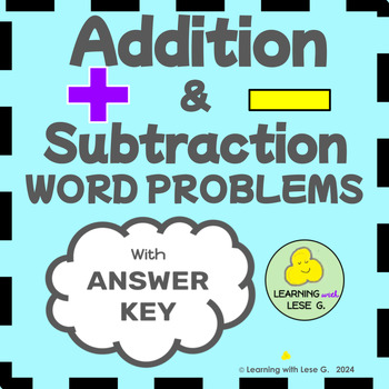 Preview of FREE Addition and Subtraction Word Problems