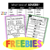 FREE Adverb worksheets and grammar lessons - printable act