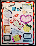 FREE "All About Me" Back to School Poster