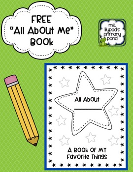 All About Me Printable Book Free By Learning At The Primary Pond Alison
