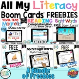 FREE All My Literacy Boom Cards Games Bundle Reading, Phon