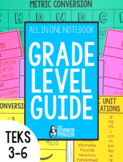 FREE All in One Notebook Guide | 3rd 4th 5th Grade TEKS