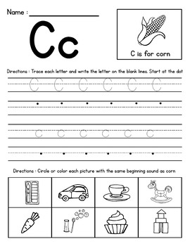 FREE - Alphabet ABC Handwriting Practice by MissMissG | TPT