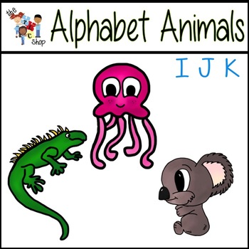 Preview of Alphabet Animals: I-J-K