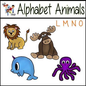 Preview of Alphabet Animals: L-M-N-O