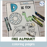 FREE Alphabet Coloring Sheets