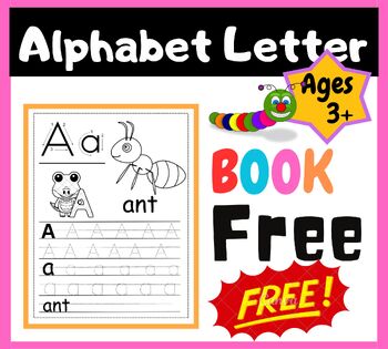 Preview of FREE Alphabet book  tracing   Letter- pfreschool for kids - free kdp book