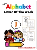 FREE Alphabet Letter Of The Week (J) Coronavirus Packet Distance Learning