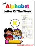 FREE Alphabet Letter Of The Week (K) Coronavirus Packet Di