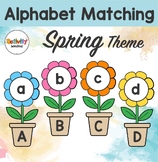 FREE - Alphabet Letter Matching Activity (Spring Theme)