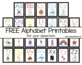 FREE Alphabet Printable Cards for Your Classroom FREE CLAS