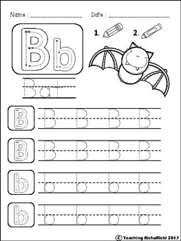 Alphabet Trace and Color Coronavirus Packet Distance Learning | TpT