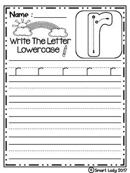 free alphabet upper and lower case by smart lady tpt