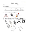 FREE Alphabet Worksheet - Letter R | Phonic Learning Printables