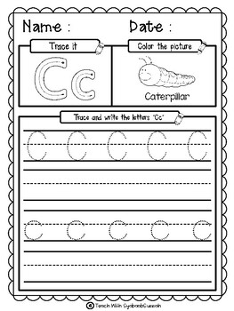 FREE - Alphabet Worksheets: Handwriting Activity by Teaching Missisipi