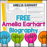 FREE Amelia Earhart Biography - Famous Inventors Reading C