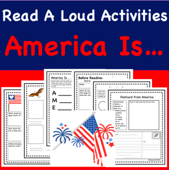 Preview of FREE America is Book Activity Pack about Citizenship in the USA