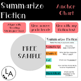 FREE Anchor Chart - Fiction Summary