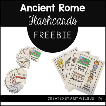 Preview of FREE Ancient Rome Activity, Simple, Primary Ancient Civilization Flashcards