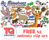 FREE Animal Clip Art - TQ colours