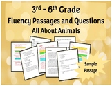 FREE Animal Fluency Passage with Comprehension Questions