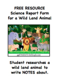 FREE- Animal Report template