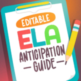 FREE Anticipation Guide for English Language Arts