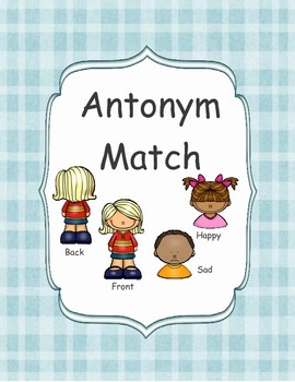 FREE Antonym Match Task Cards by Adaptive Tasks | TPT