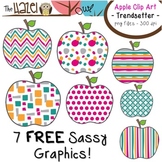 FREE Apples Set: Clip Art Graphics for Teachers {Trendsett