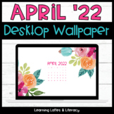 FREE April 2022 Desktop Wallpaper Background Spring Floral