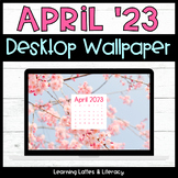 FREE April 2023 Floral Spring Wallpaper Computer Backgroun
