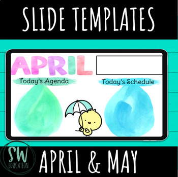 Preview of FREE April & May Slide Templates