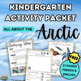 FREE Arctic Kindergarten Activities in French & English