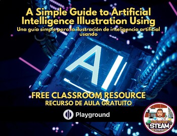 Preview of FREE Artificial Intelligence Playground Ai Illustration Guide Sheet Download