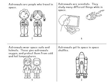 *FREE* Astronaut Mini-Book by Kerry Antilla | Teachers Pay Teachers