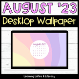 FREE August 2023 Pastels Back to School Wallpaper Computer