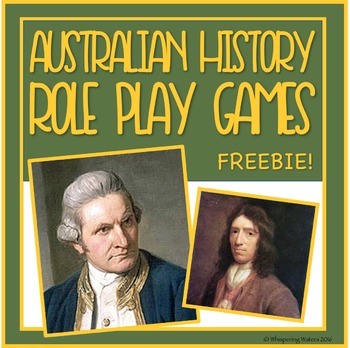 Preview of FREE Aus Historical Figure Masks for Drama & Role Play Games