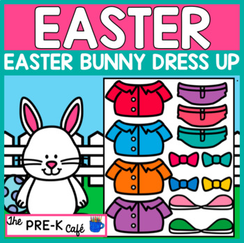 Preview of FREE BOOM CARDS Easter Bunny Dress Up