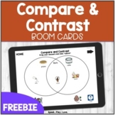 FREE BOOM Cards Compare and Contrast Activity for Speech Therapy