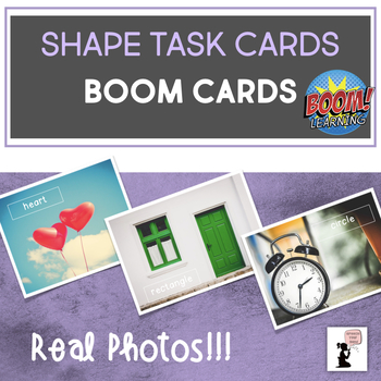 Preview of FREE BOOM Cards - Shape BOOM Cards™ Task Cards | Free Shapes