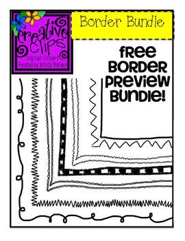 Preview of FREE BORDERS {Creative Clips Digital Clipart}