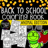 FREE Back to School ANIMALS Coloring Book {Made by Creativ