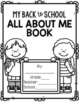 Back to School - All About ME Book Worksheets!