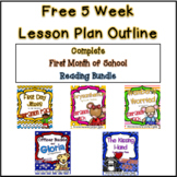 FREE Back to School Lesson Plan Outline