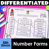 FREE Back to School Math Activity Fifth Grade - Review Fou